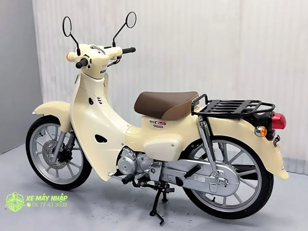 xe may nhap Honda Super Cub 110cc ABS Japan mau beige 1