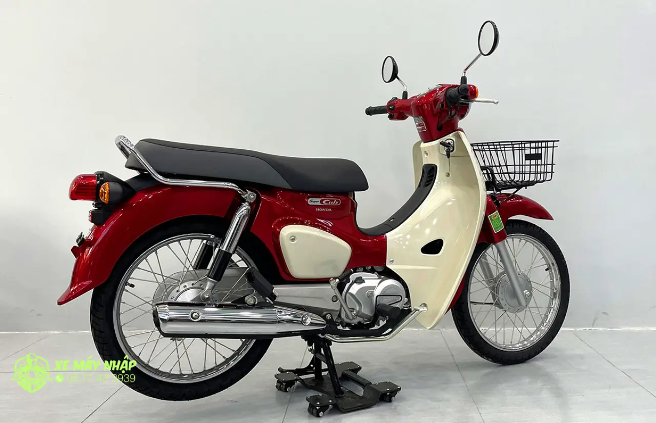 xe may nhap Honda Super Cub 110cc ABS Thailand – mau do 27