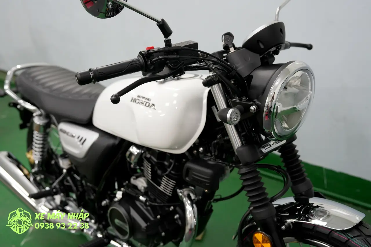 Honda CGX150 mau trang ban gia si tai xemaynhap 35