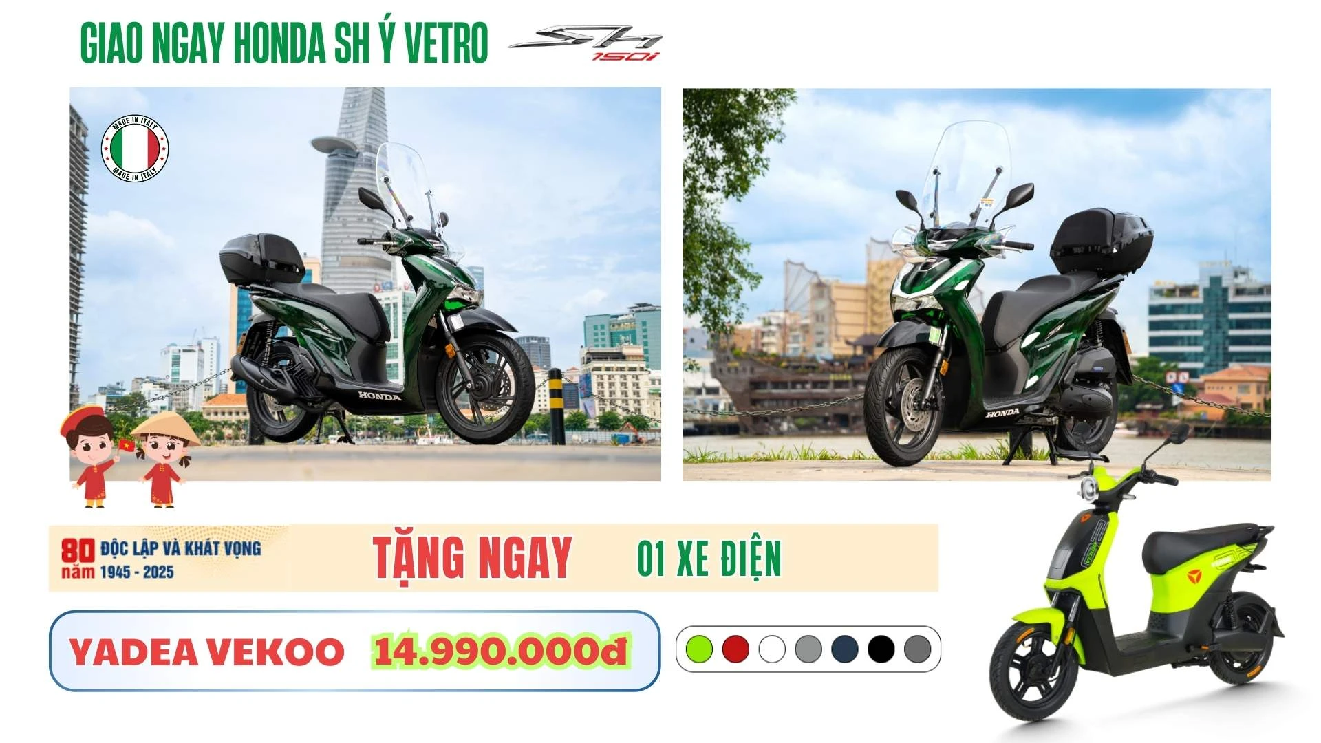 Honda SH Y Vetro 150i khuyen mai lon dip 29
