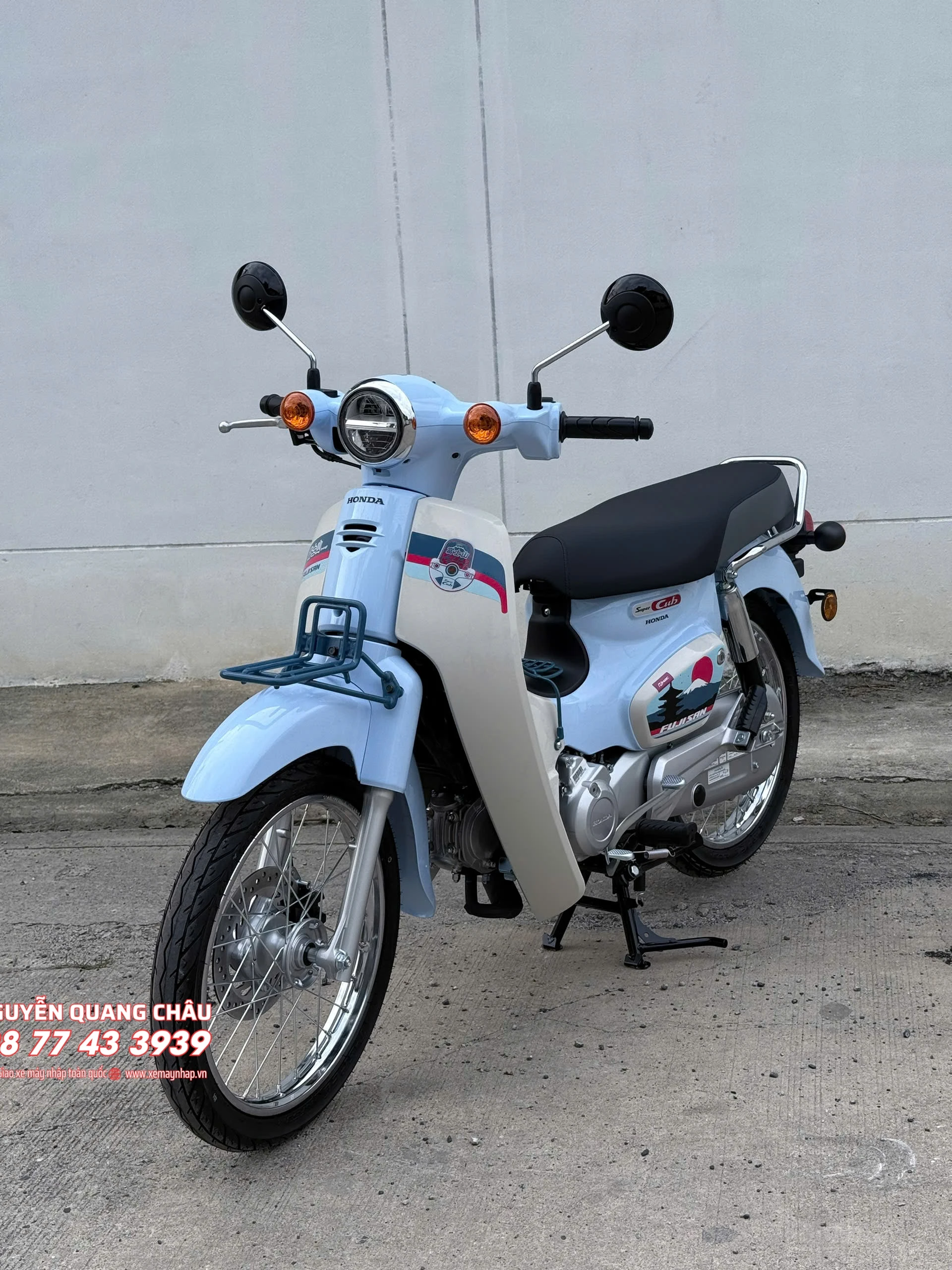 Honda Super Cub Fujisan Limited Edition đã về đến Việt Nam - Giới thượng lưu sưu tầm xe 37 Honda Super Cub Fujisan Limited Edition chi san xuat gioi han 500 chiec tren toan Thai Lan 35
