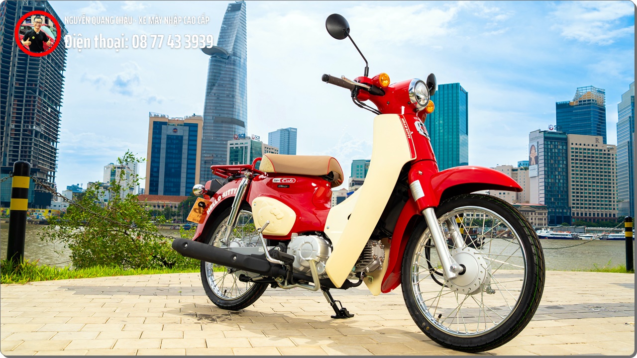 Honda Super Cub 50 Hello Kitty – Khi mot chiec xe tro thanh tac pham suu tam mang gia tri van hoa 21