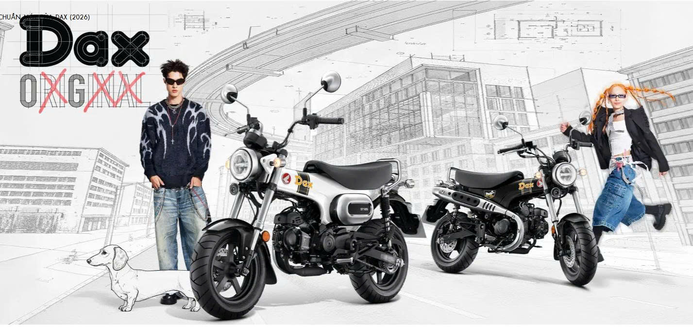 Honda Dax OG White va OG Black 1