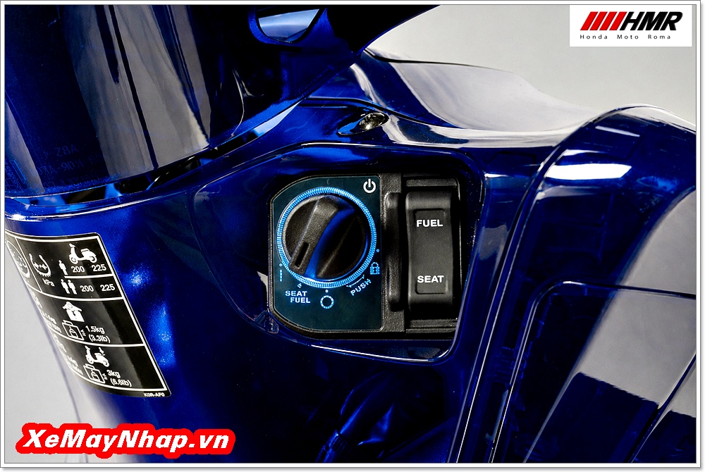 Honda SH Y 150i Vetro Xanh sapphire 13