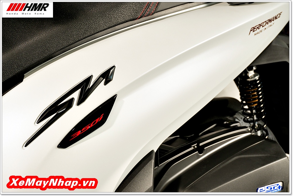 Honda SH Ý 350i Special Edition màu trắng - White (10) Honda SH Y 350i Special Edition mau trang White 10