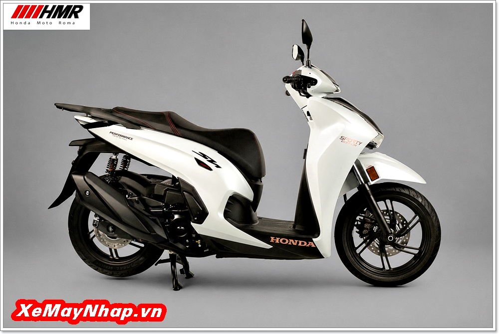 Honda SH Ý 350i Special Edition màu trắng - White (5) Honda SH Y 350i Special Edition mau trang White 5