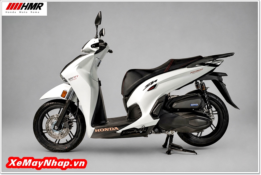 Honda SH Ý 350i Special Edition màu trắng - White (6) Honda SH Y 350i Special Edition mau trang White 6
