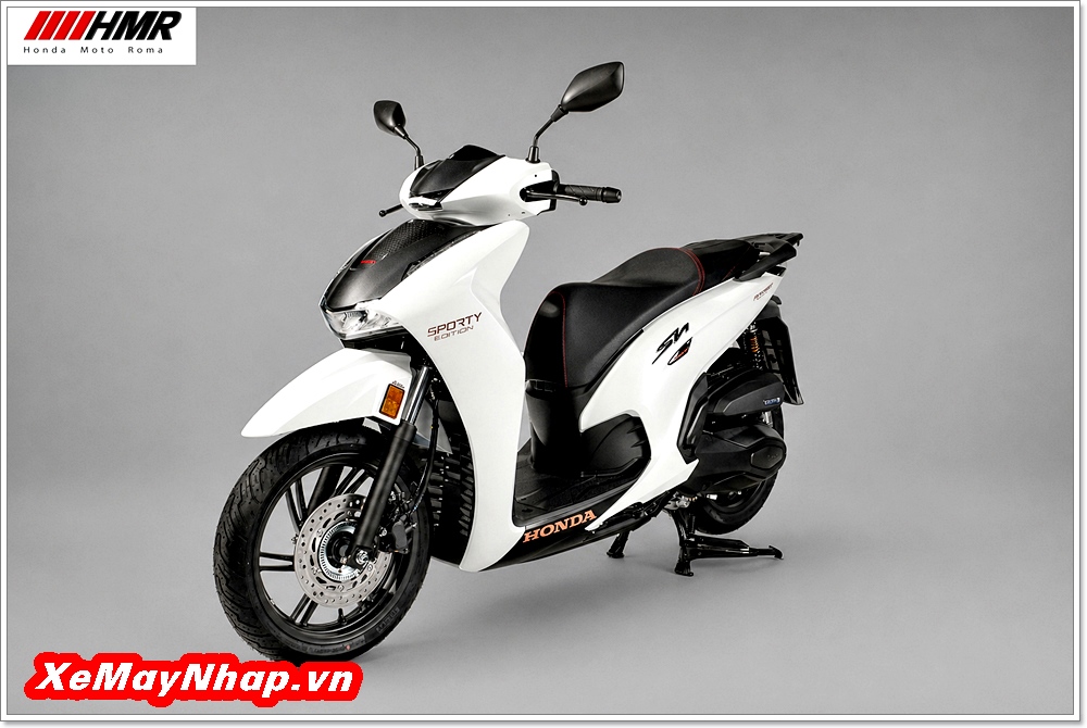 Honda SH Ý 350i Special Edition màu trắng - White (7) Honda SH Y 350i Special Edition mau trang White 7