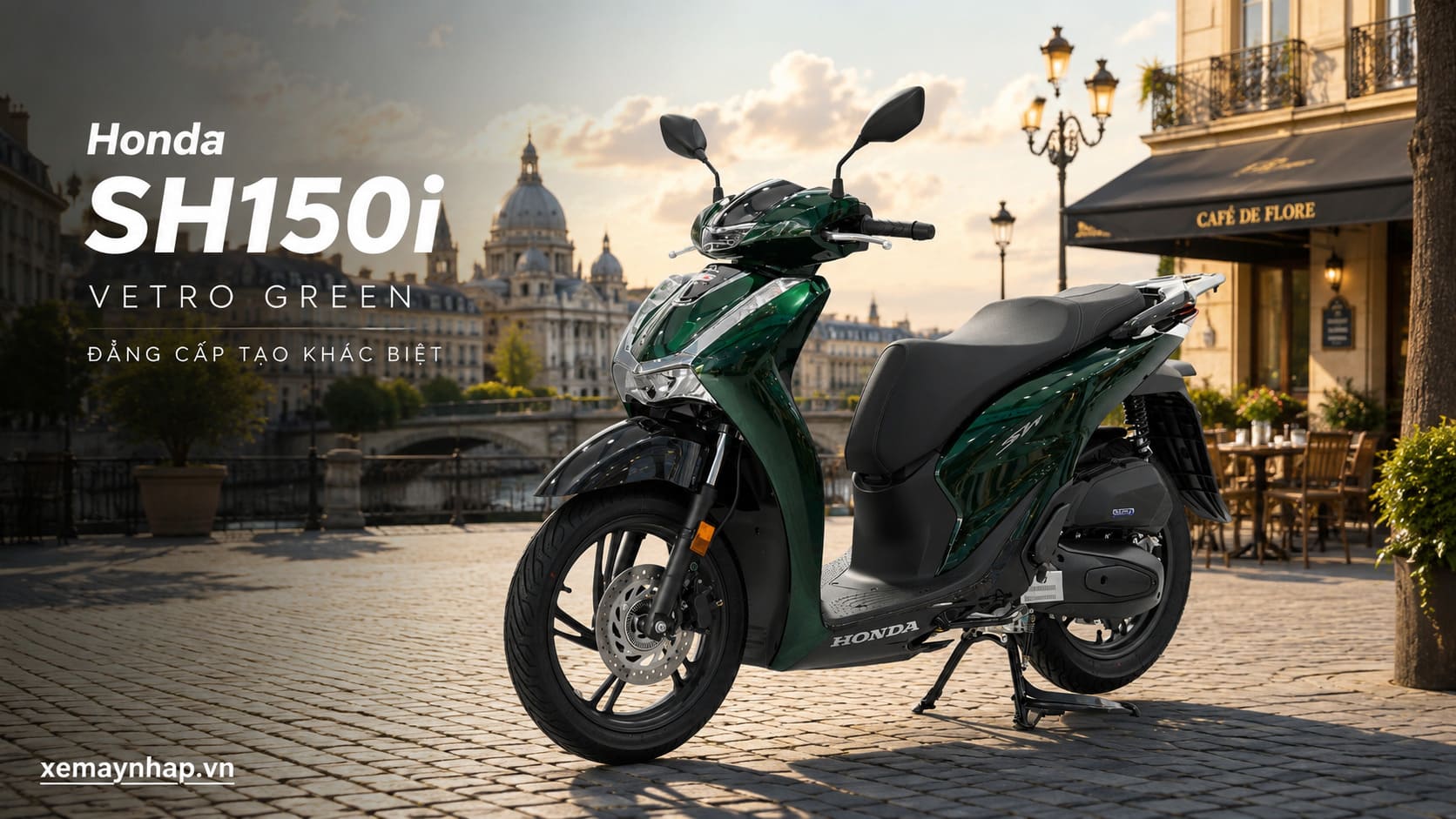3 lý do người Việt Nam yêu thích Honda SH Ý, đặc biệt là phiên bản Vetro Xanh Ngọc Lục Bảo 15 Honda SH Ý