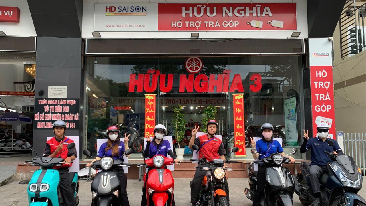 Cửa hàng xe máy nhập Hữu Nghĩa