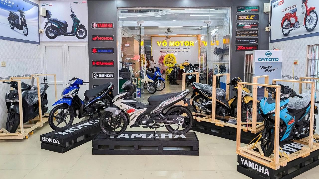Cửa hàng xe máy nhập Võ Motor