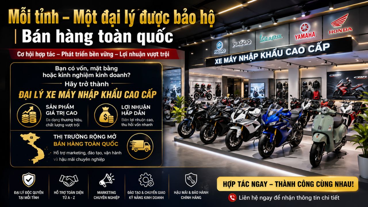 Mỗi tỉnh – Một đại lý được bảo hộ | Bán hàng trên toàn quốc