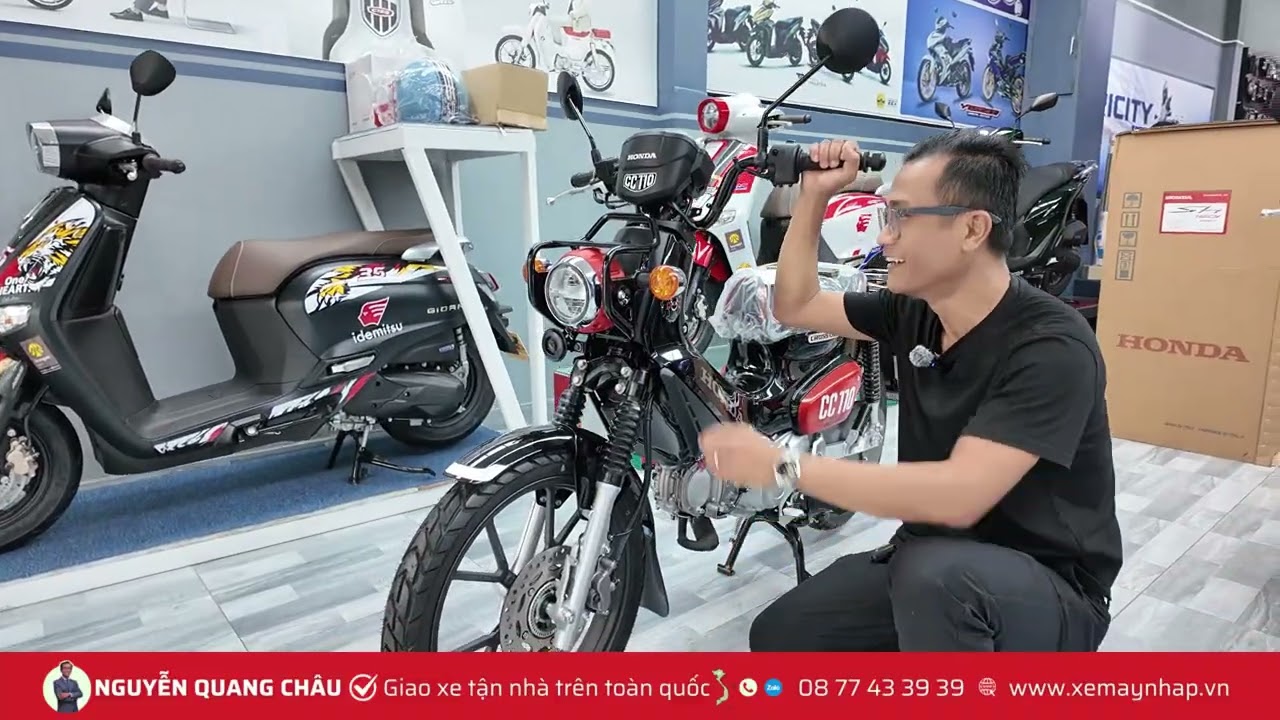 Honda Cross Cub 110 Kumamon về thêm 5 chiếc trong tháng 8 6 sau bao thang cho xe honda cross