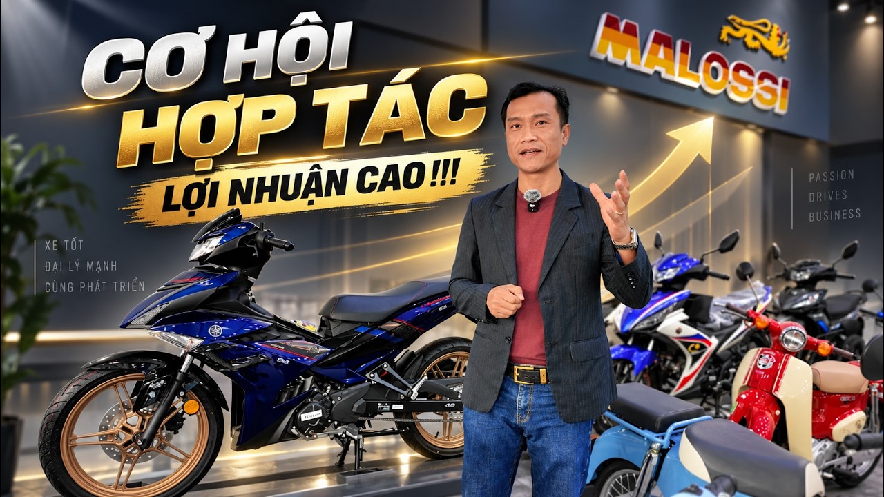 Cơ hội kinh doanh xe máy nhập khẩu lợi nhuận cao – Tuyển Đại Lý Toàn Quốc